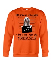 Personal Stalker Bearded Collie Crewneck Sweatshirt tile
