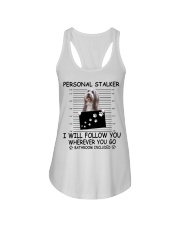 Personal Stalker Bearded Collie Ladies Flowy Tank tile