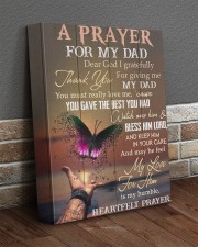 Dear God I Gratefully For Giving Dad To Daughter 11x14 Gallery Wrapped Canvas Prints aos-canvas-pgw-11x14-lifestyle-front-10