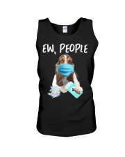 Ew People Dog Wearing A Face Mask Basset Hound Unisex Tank tile