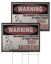 Dogo dog this property is protected 24x18 Yard Sign aos-yard-sign-24x18-ghosted-front-03