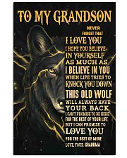 Grandma To Grandson Never Forget That I Love You Vertical Poster tile