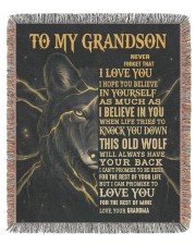Grandma To Grandson Never Forget That I Love You 50x60 - Woven Blanket tile