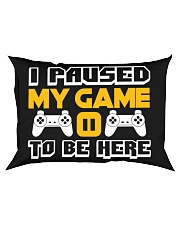 I Pause My Game To Be Here Rectangular Pillowcase tile