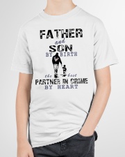 Father And Son By Birth Partner In Crime To Son Youth T-Shirt garment-youth-tshirt-front-lifestyle-01