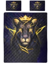 Queen Lion Queen Quilt Bed Set front
