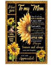 I Know It's Not Easy For A Woman Daughter To Mom Vertical Poster tile