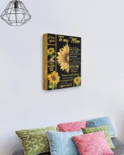 I Know It's Not Easy For A Woman Daughter To Mom 11x14 Gallery Wrapped Canvas Prints aos-canvas-pgw-11x14-lifestyle-front-02
