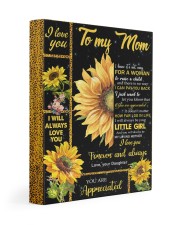 I Know It's Not Easy For A Woman Daughter To Mom 11x14 Gallery Wrapped Canvas Prints front