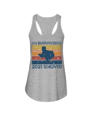 I Survived 2021 Snovid Ladies Flowy Tank tile