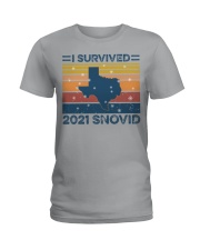 I Survived 2021 Snovid Ladies T-Shirt tile