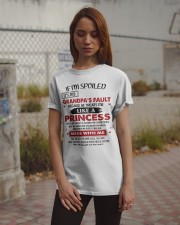 If I'm Spoiled It's My GP's Fault To Granddaughter Classic T-Shirt apparel-classic-tshirt-lifestyle-18