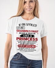If I'm Spoiled It's My GP's Fault To Granddaughter Classic T-Shirt apparel-classic-tshirt-lifestyle-front-101