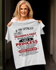 If I'm Spoiled It's My GP's Fault To Granddaughter Classic T-Shirt apparel-classic-tshirt-lifestyle-front-118