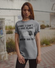 I Have Plans With My Dog Shar Pei Classic T-Shirt apparel-classic-tshirt-lifestyle-18