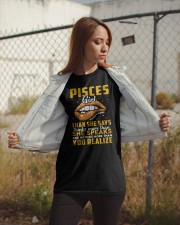 Zodiac Pisces Girl Knows More Than She Says Classic T-Shirt apparel-classic-tshirt-lifestyle-07