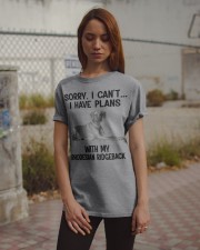 I have plans with my dog Rhodesian Ridgeback Classic T-Shirt apparel-classic-tshirt-lifestyle-18