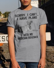 I have plans with my dog Rhodesian Ridgeback Classic T-Shirt apparel-classic-tshirt-lifestyle-29