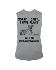 I have plans with my dog Rhodesian Ridgeback Sleeveless Tee tile