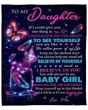 If I Could Give U 1 Thing In Life Mom To Daughter Fleece Blanket - 50" x 60" front