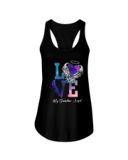 Love Mom Dad To Daughter Ladies Flowy Tank tile
