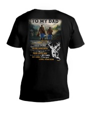 It's Not Easy For A Man To Raise A Child To Dad V-Neck T-Shirt tile
