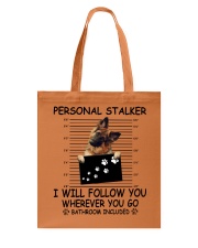 Personal Stalker German Shepherd Tote Bag tile