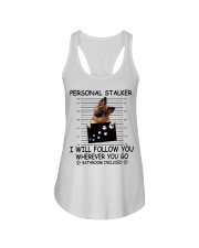 Personal Stalker German Shepherd Ladies Flowy Tank tile