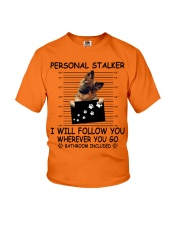 Personal Stalker German Shepherd Youth T-Shirt tile