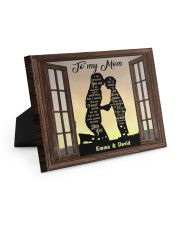 Son To Mom I Am Because You Are Custom Easel-Back Gallery Wrapped Canvas tile