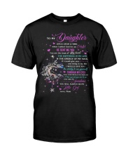 Once Upon A Time I Asked God Angel Mom To Daughter Classic T-Shirt tile