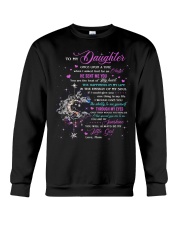 Once Upon A Time I Asked God Angel Mom To Daughter Crewneck Sweatshirt tile