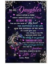 Once Upon A Time I Asked God Angel Mom To Daughter Vertical Poster tile