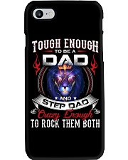 Tough Enough To Be A Dad And Step Dad- Lion To Dad Phone Case tile