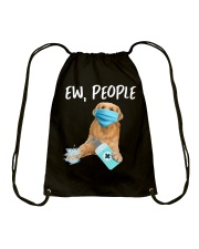 Ew People Golden Retriever Drawstring Bag tile