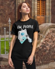 Ew People Dog Wearing A Face Mask Samoyed Classic T-Shirt apparel-classic-tshirt-lifestyle-06