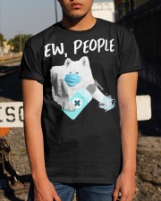 Ew People Dog Wearing A Face Mask Samoyed Classic T-Shirt apparel-classic-tshirt-lifestyle-29
