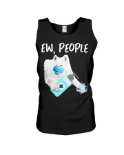 Ew People Dog Wearing A Face Mask Samoyed Unisex Tank tile