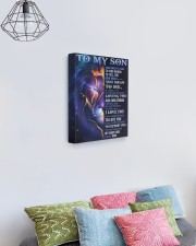 It's Hard To Find Words To Tell U Mom To Son 11x14 Gallery Wrapped Canvas Prints aos-canvas-pgw-11x14-lifestyle-front-02