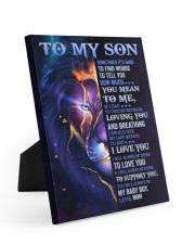 It's Hard To Find Words To Tell U Mom To Son Easel-Back Gallery Wrapped Canvas tile