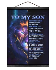 It's Hard To Find Words To Tell U Mom To Son Hanging Canvas tile