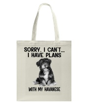 PHP-NCT2102026 I have plans with my dog Havanese Tote Bag tile
