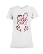 Customize GRANDMA Easter's day Birdie Premium Fit Ladies Tee tile