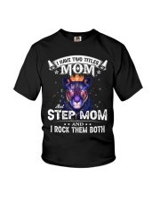 I Have Two Title Mom And Step Mom I Rock Them Both Youth T-Shirt tile