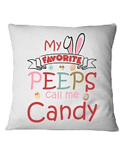 Customize Easter's day Candy To Grandma Square Pillowcase tile