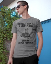 I have plans with my dog German Pinscher Classic T-Shirt apparel-classic-tshirt-lifestyle-17