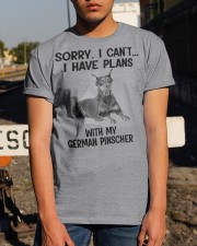 I have plans with my dog German Pinscher Classic T-Shirt apparel-classic-tshirt-lifestyle-29
