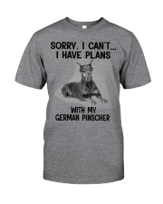 I have plans with my dog German Pinscher Classic T-Shirt front