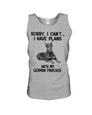 I have plans with my dog German Pinscher Unisex Tank tile