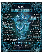I Didn't Give U The Gift Of Life To Granddaughter Fleece Blanket tile